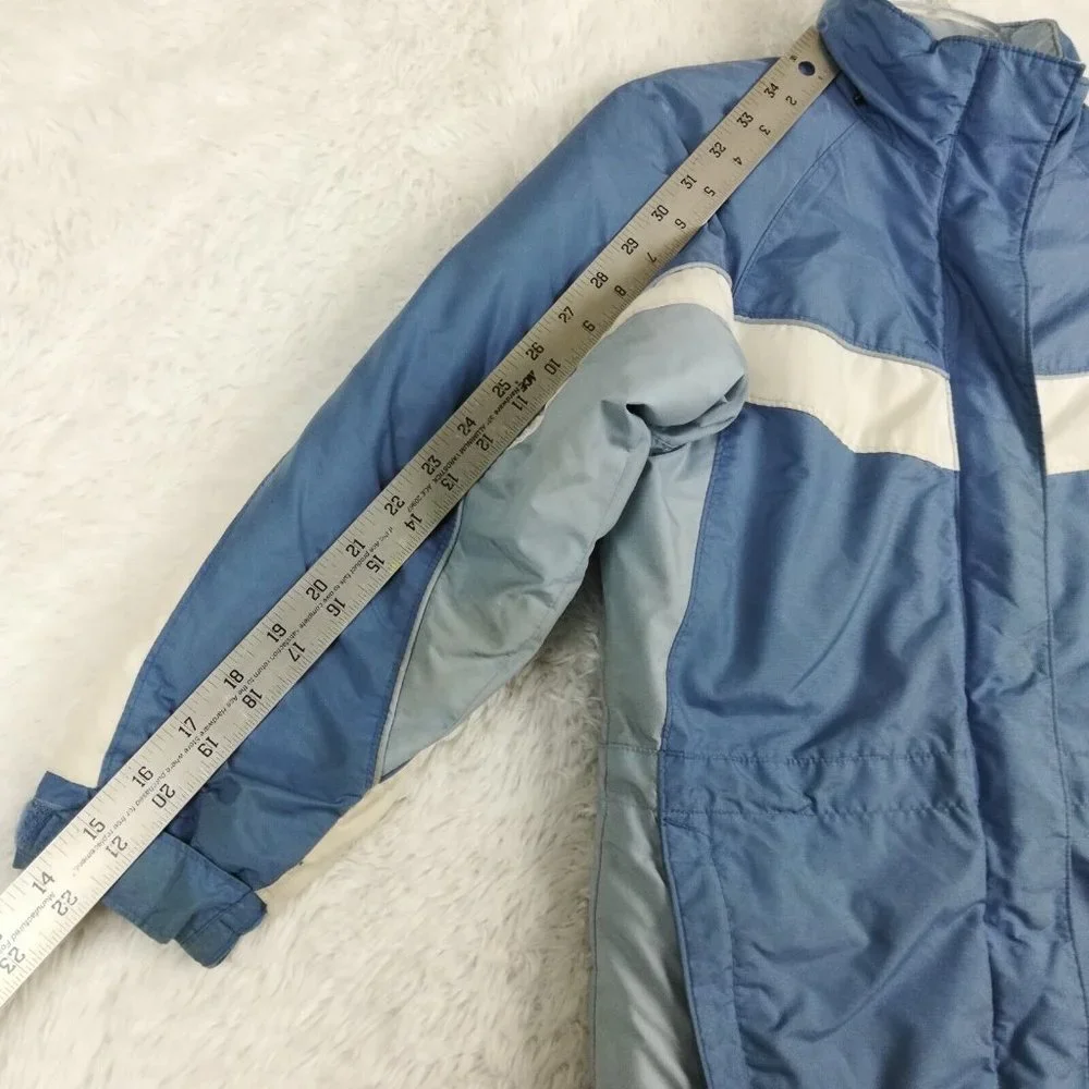 Columbia Girls Jacket‎ Insulated Blue Full Zip Pockets Youth 7/8